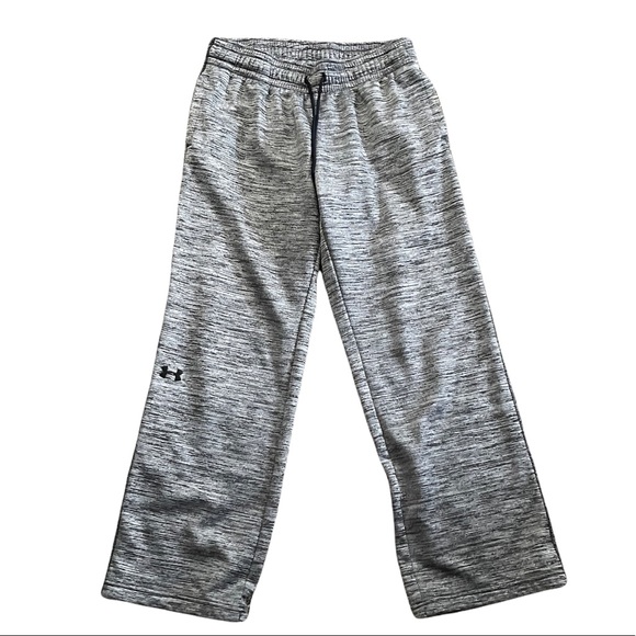 UNDER ARMOUR Cold Gear gray wide leg sweatpants size medium - Picture 1 of 6